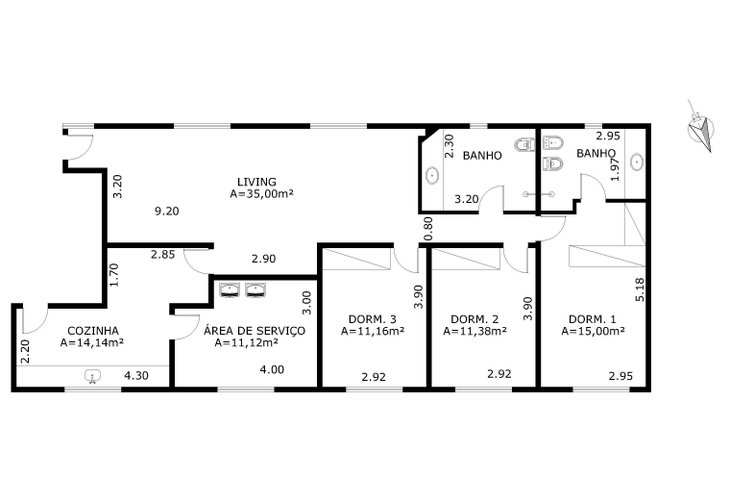 Apartamento à venda com 3 quartos, 121m² - Paraiso,São Paulo